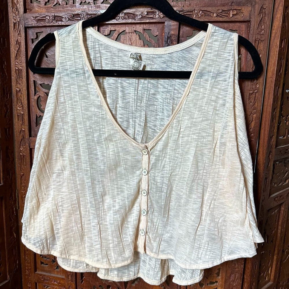 Free People Ivory Top